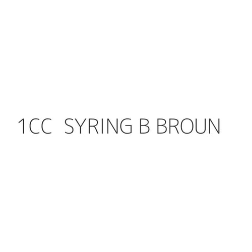 1CC  SYRING B BROUN