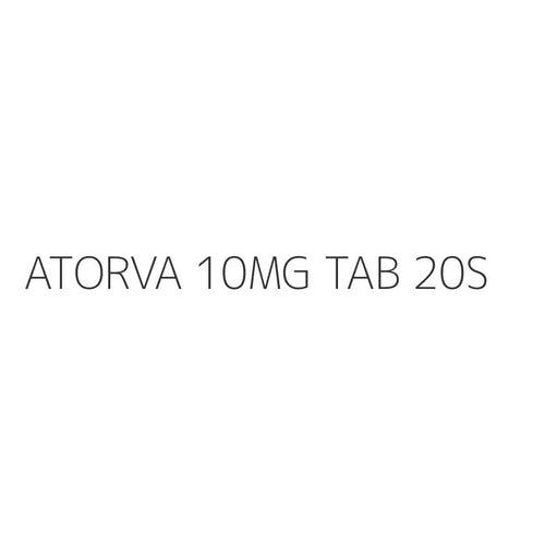 ATORVA 10MG TAB 20S