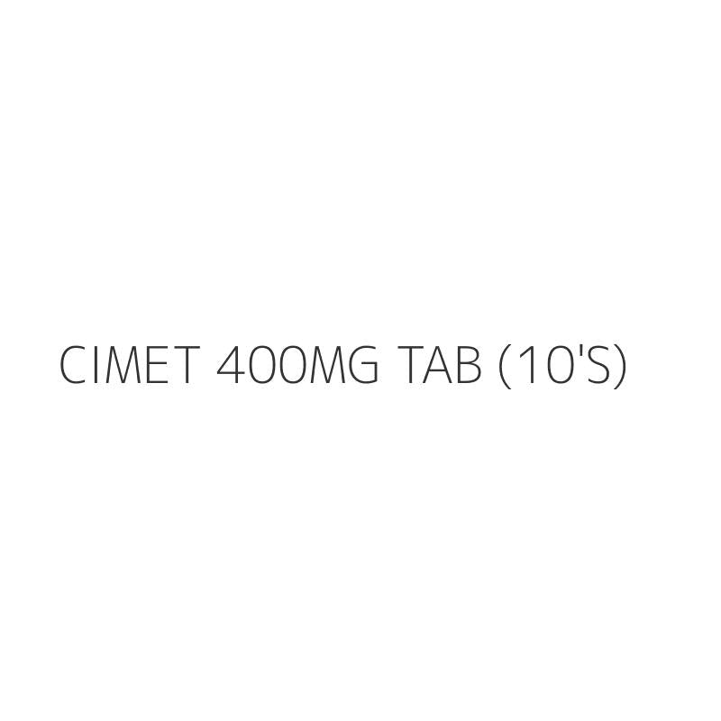 CIMET 400MG TAB (10'S)
