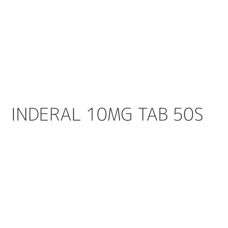 INDERAL 10MG TAB 50S