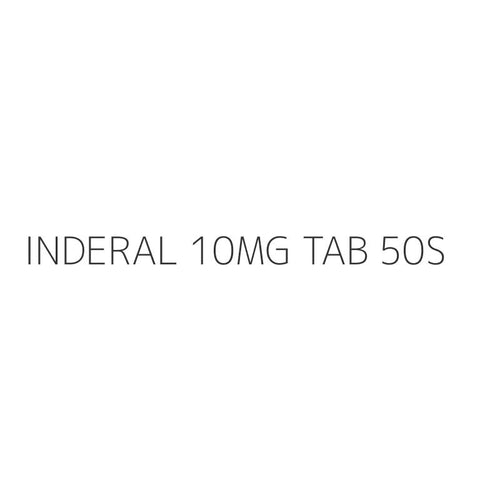 INDERAL 10MG TAB 50S