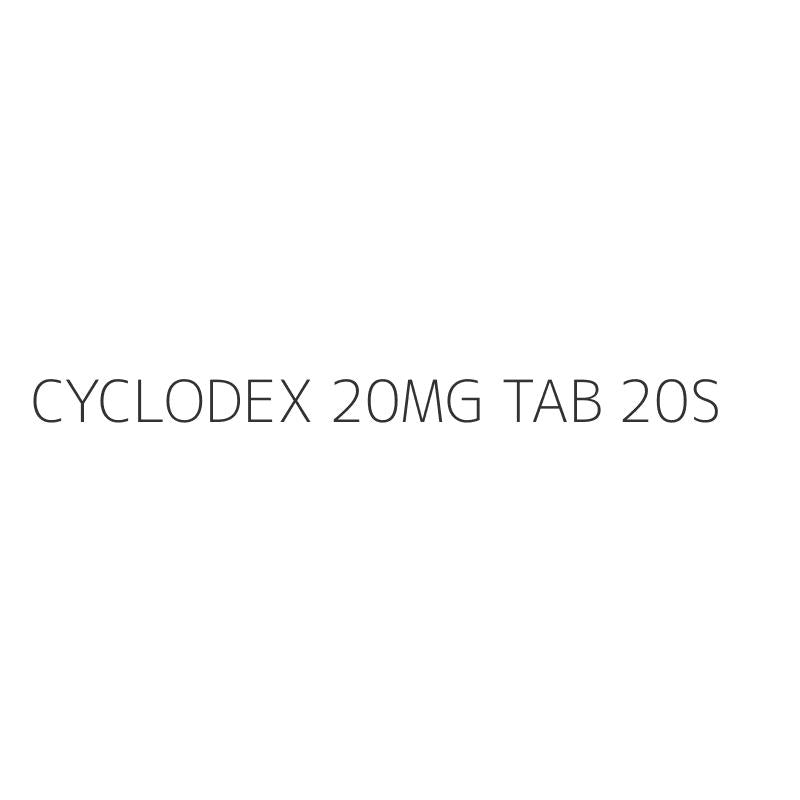 CYCLODEX 20MG TAB 20S