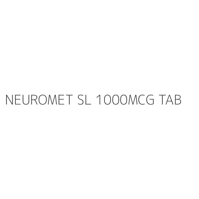 NEUROMET SL 1000MCG TAB