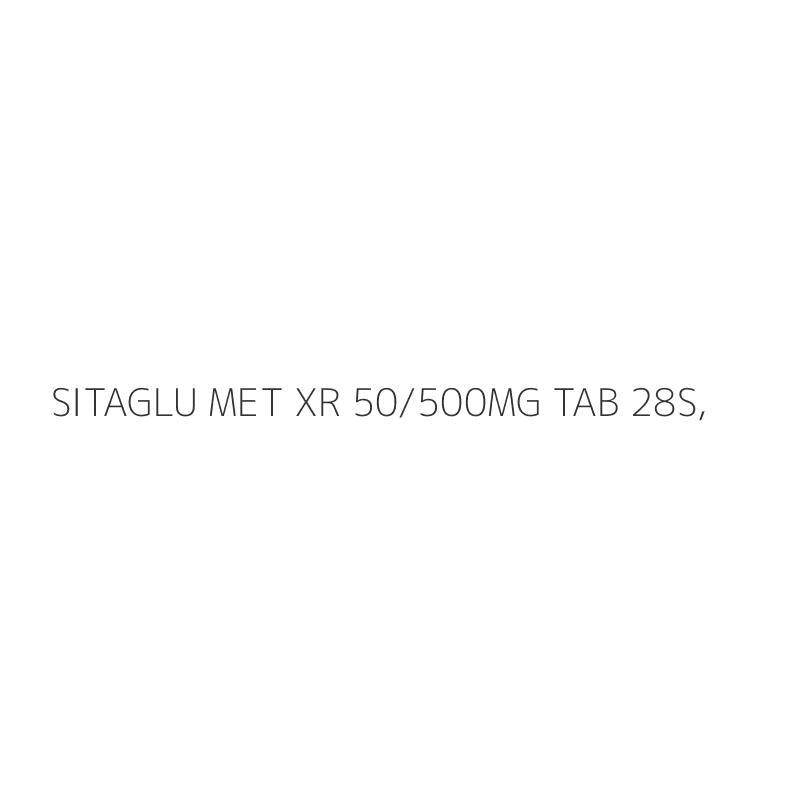 SITAGLU MET XR 50/500MG TAB 28S,