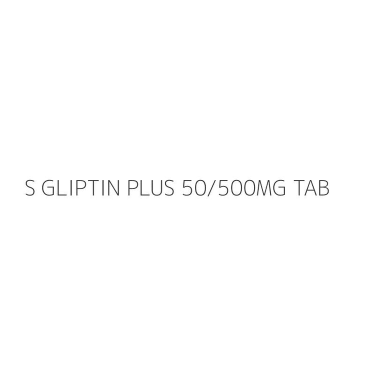 S GLIPTIN PLUS 50/500MG TAB