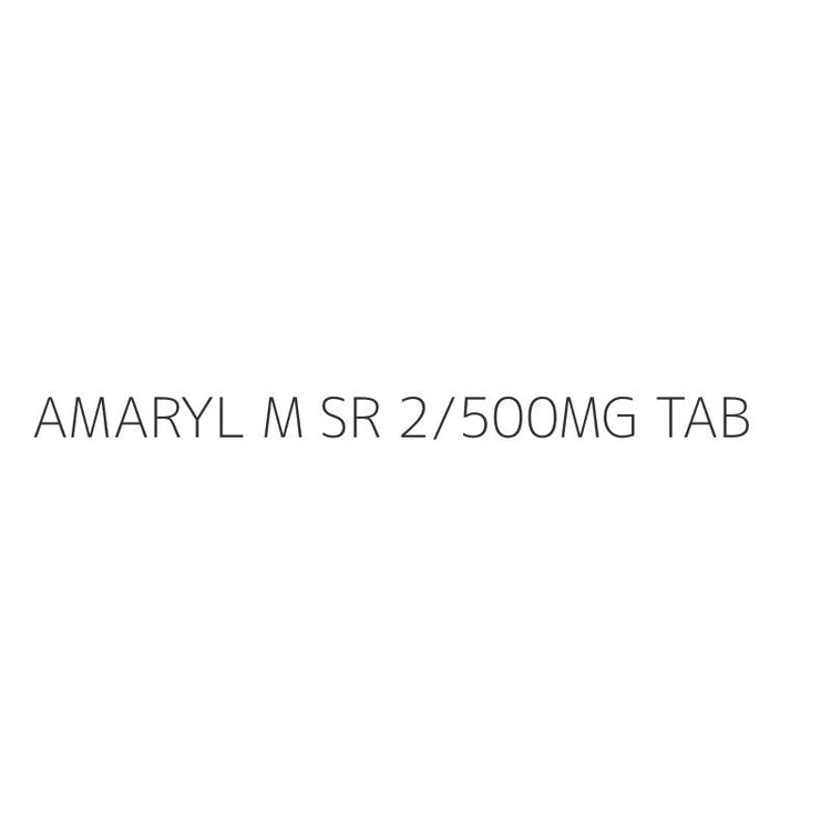 AMARYL M SR 2/500MG TAB