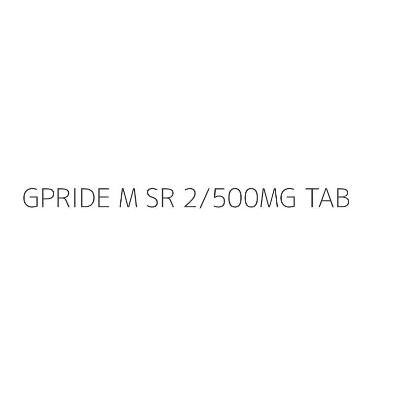 GPRIDE M SR 2/500MG TAB