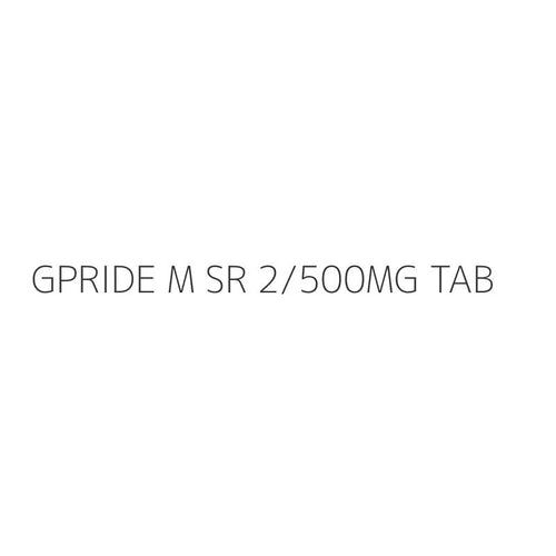 GPRIDE M SR 2/500MG TAB
