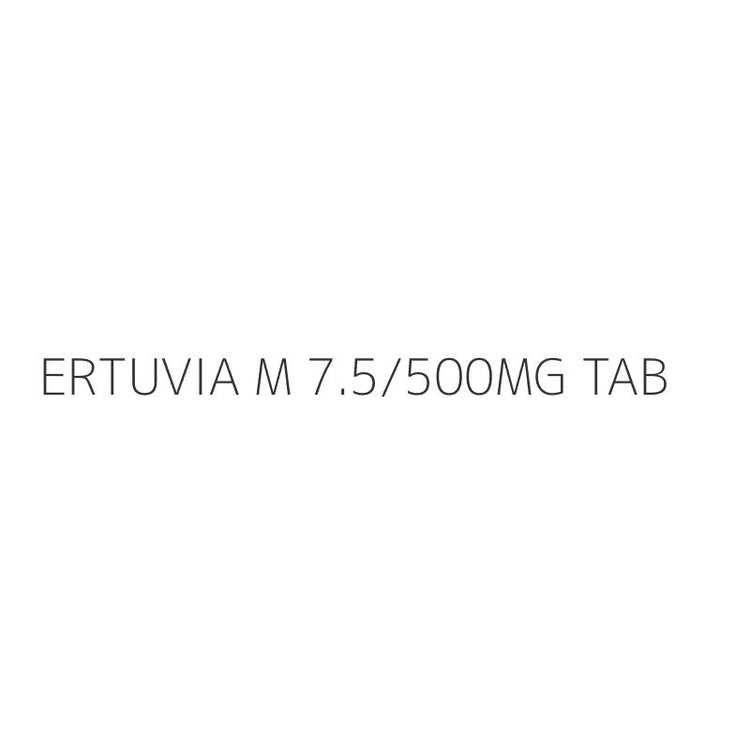 ERTUVIA M 7.5/500MG TAB
