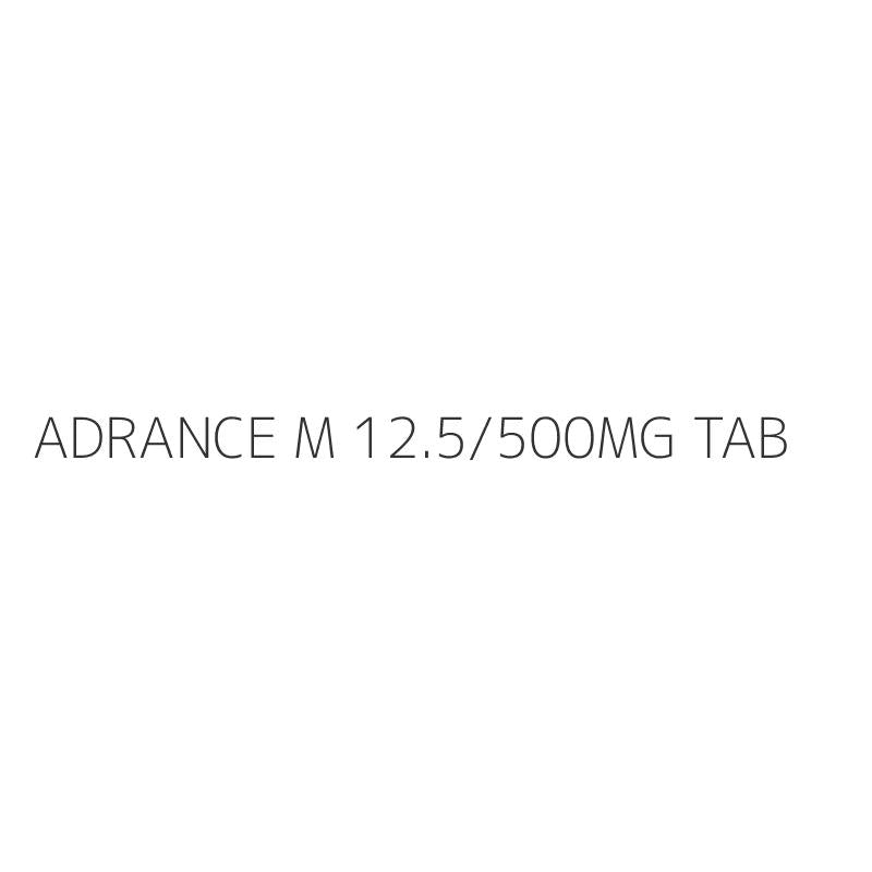 ADRANCE M 12.5/500MG TAB