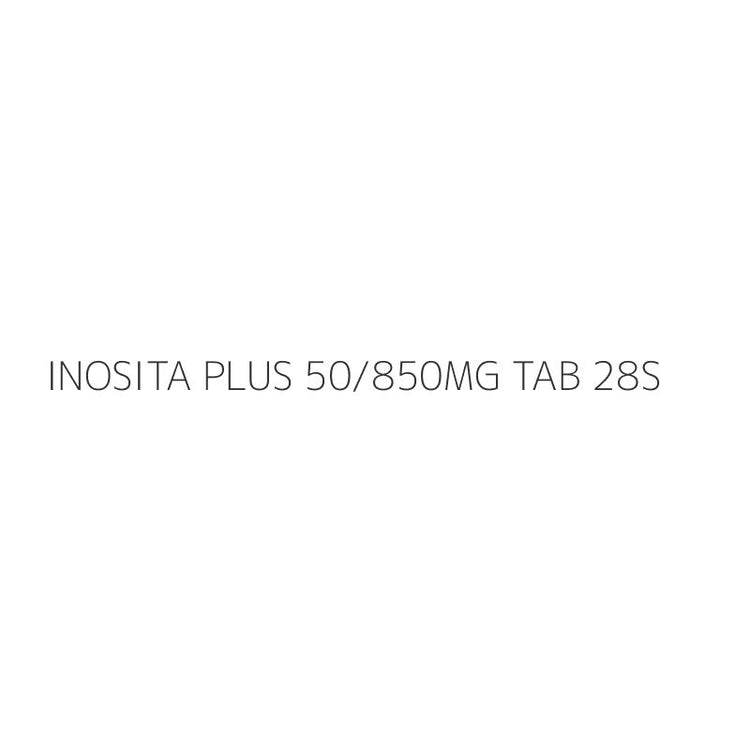 INOSITA PLUS 50/850MG TAB 28S