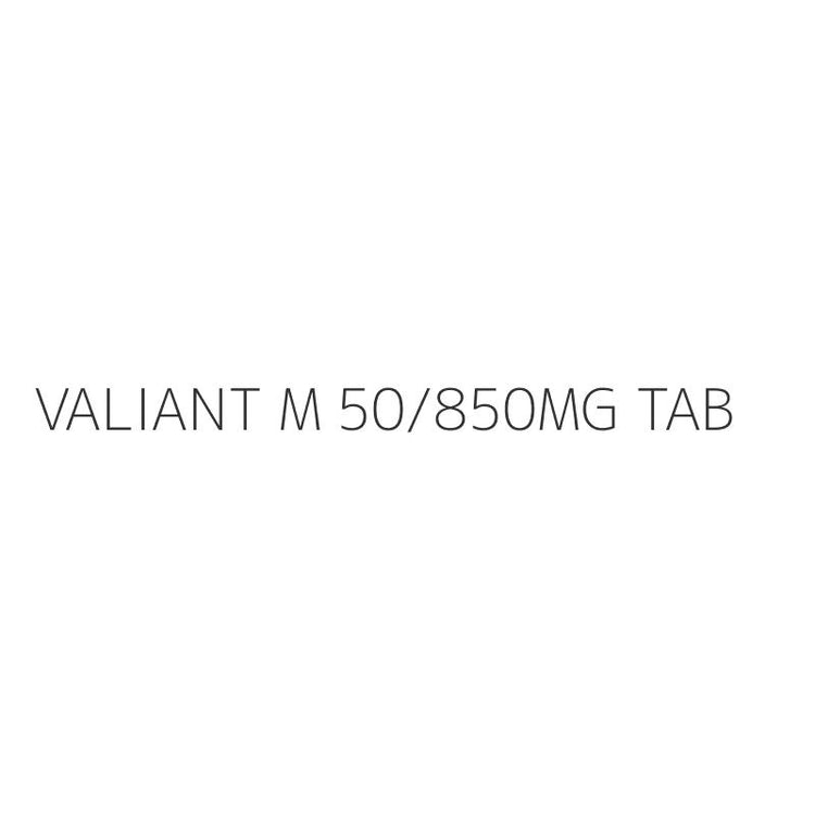 VALIANT M 50/850MG TAB