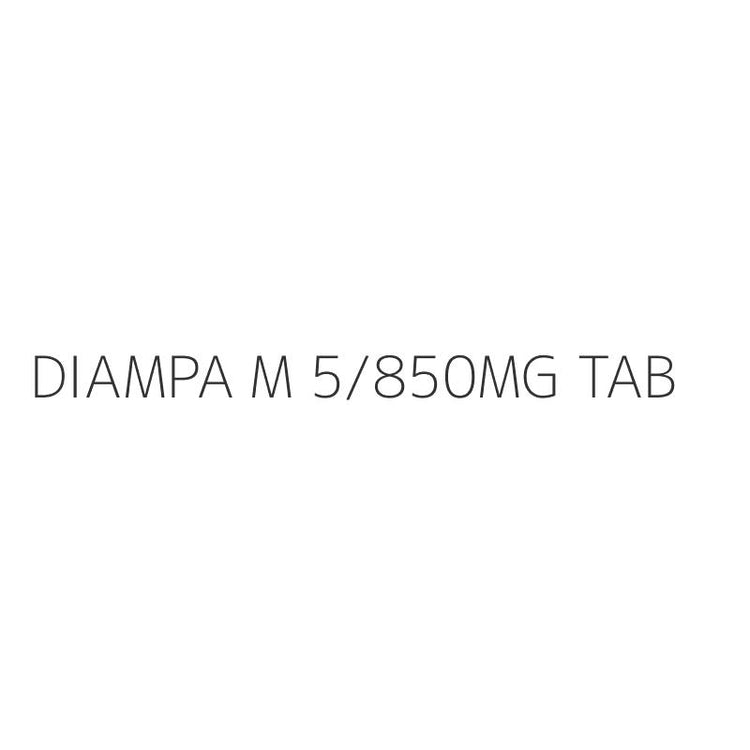 DIAMPA M 5/850MG TAB