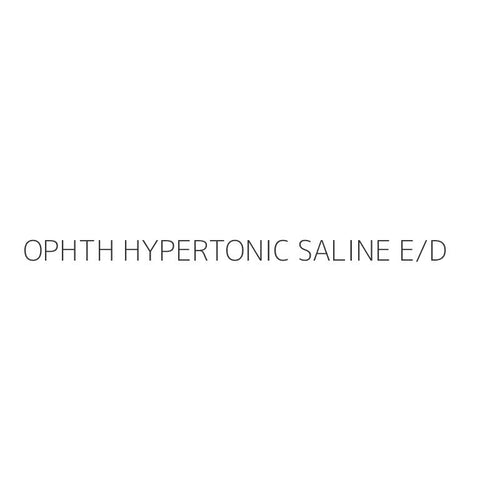 OPHTH HYPERTONIC SALINE E/D