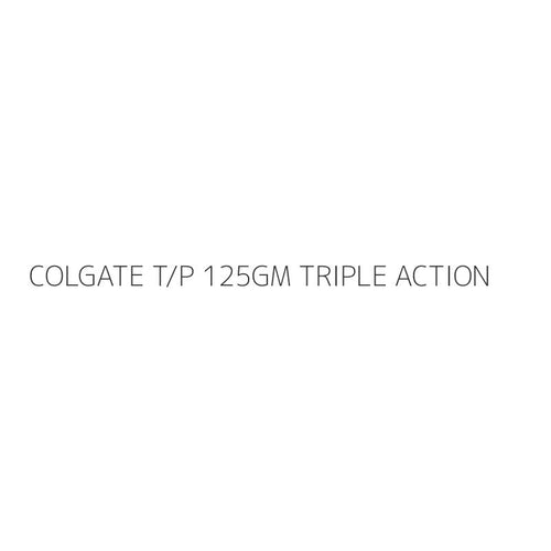 COLGATE T/P 125GM TRIPLE ACTION