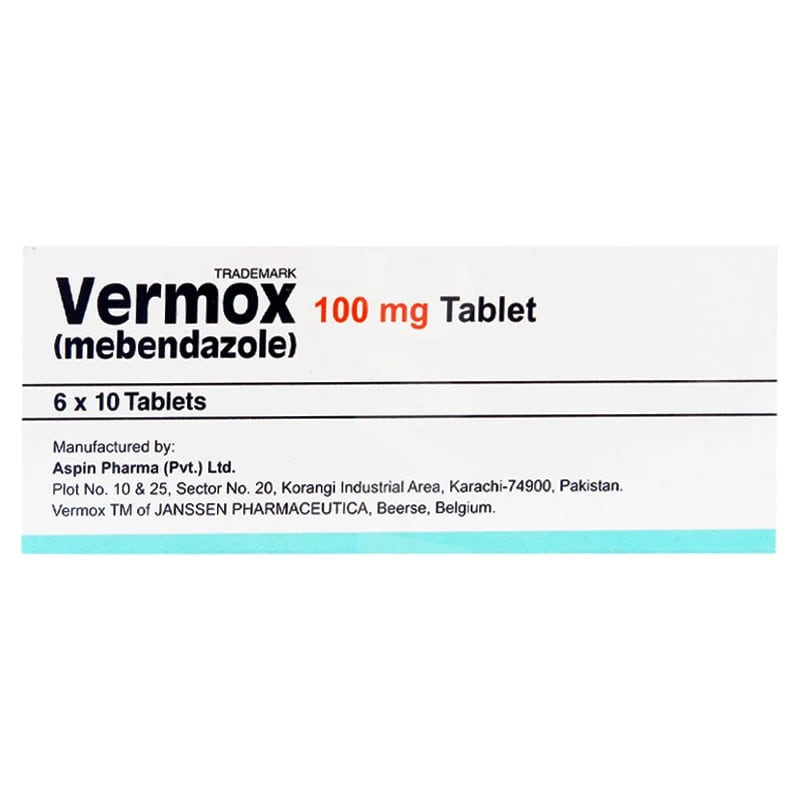 VERMOX 100MG TAB